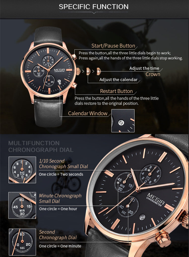 Men's Luminous Military Sport Watch | Valthera Watches