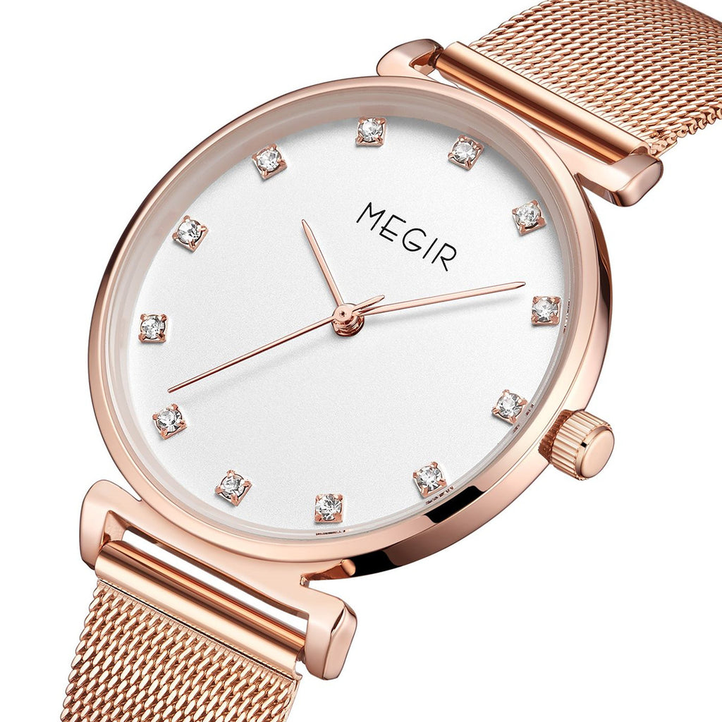 Women's Rose Mesh Dress Watch | Valthera Watches