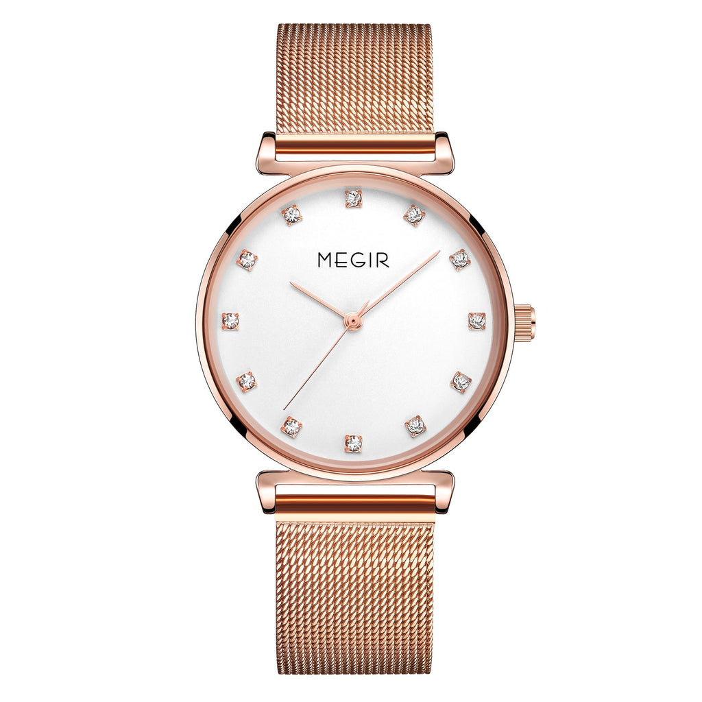 Women's Rose Mesh Dress Watch | Valthera Watches