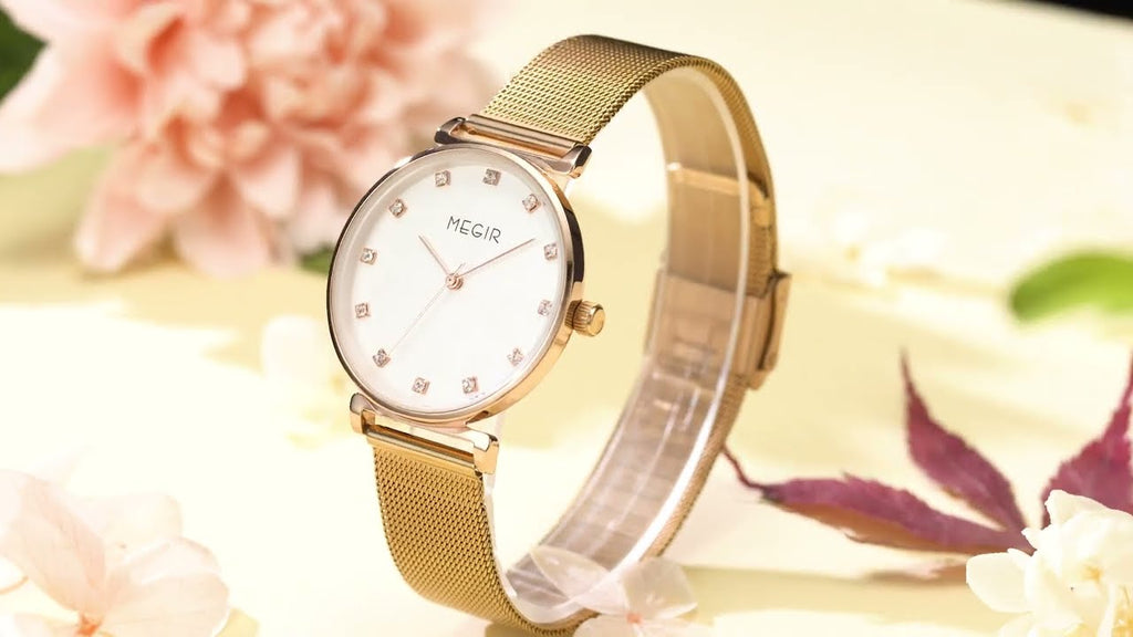Women's Rose Mesh Dress Watch | Valthera Watches