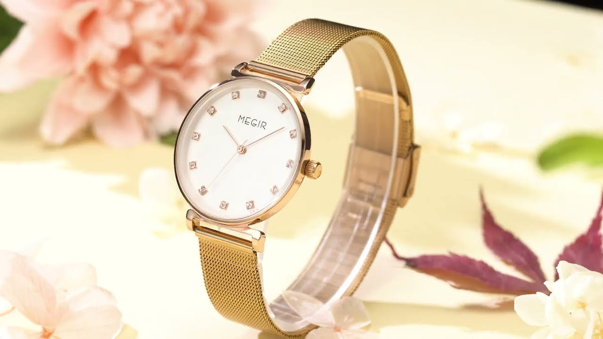 Women's Rose Mesh Dress Watch | Valthera Watches