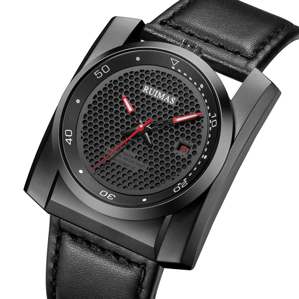 Men's Automatic Leather Business Watch | Valthera Watches