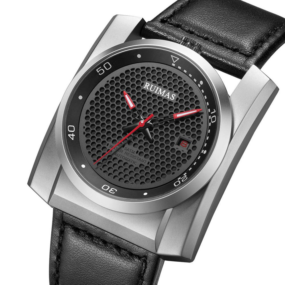 Men's Automatic Leather Business Watch | Valthera Watches