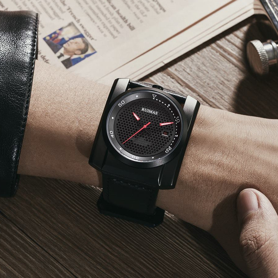 Men's Automatic Leather Business Watch | Valthera Watches