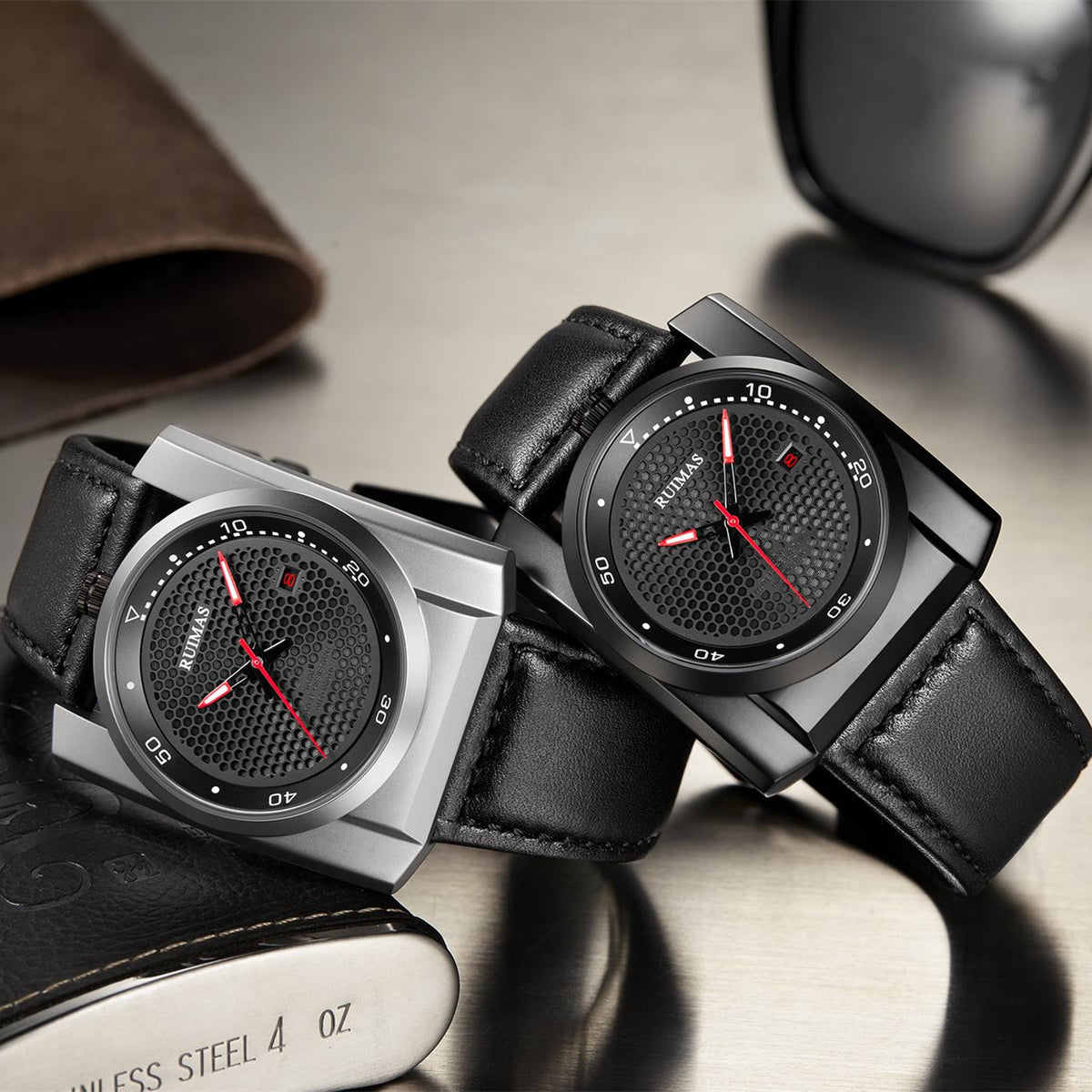 Men's Automatic Leather Business Watch | Valthera Watches