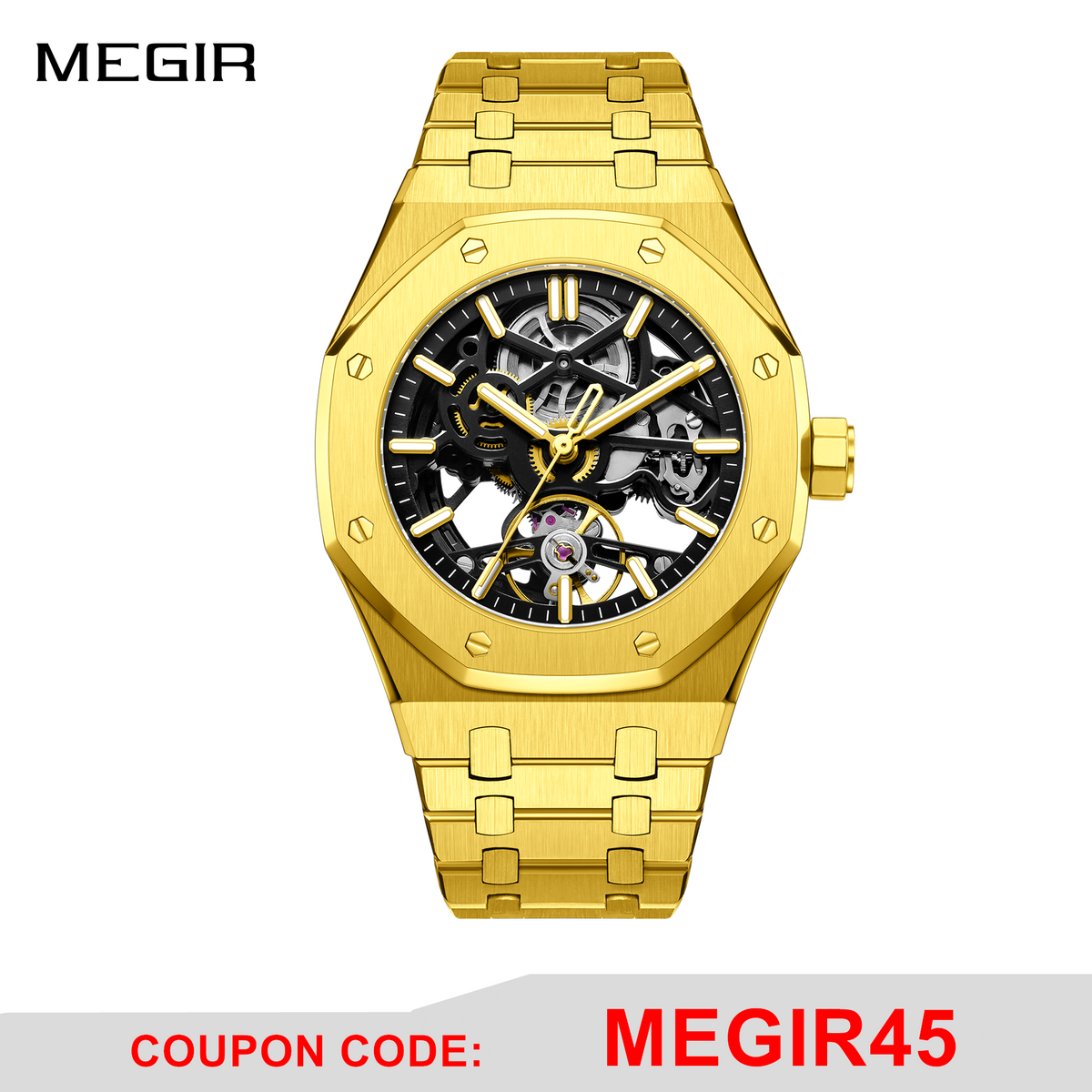 Men's Automatic Skeleton Watch | Valthera Watches