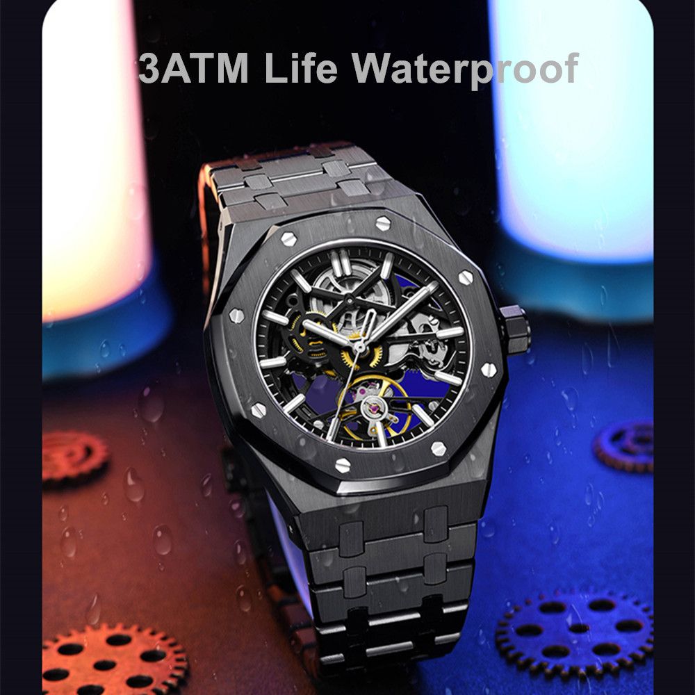 Men's Automatic Skeleton Watch | Valthera Watches