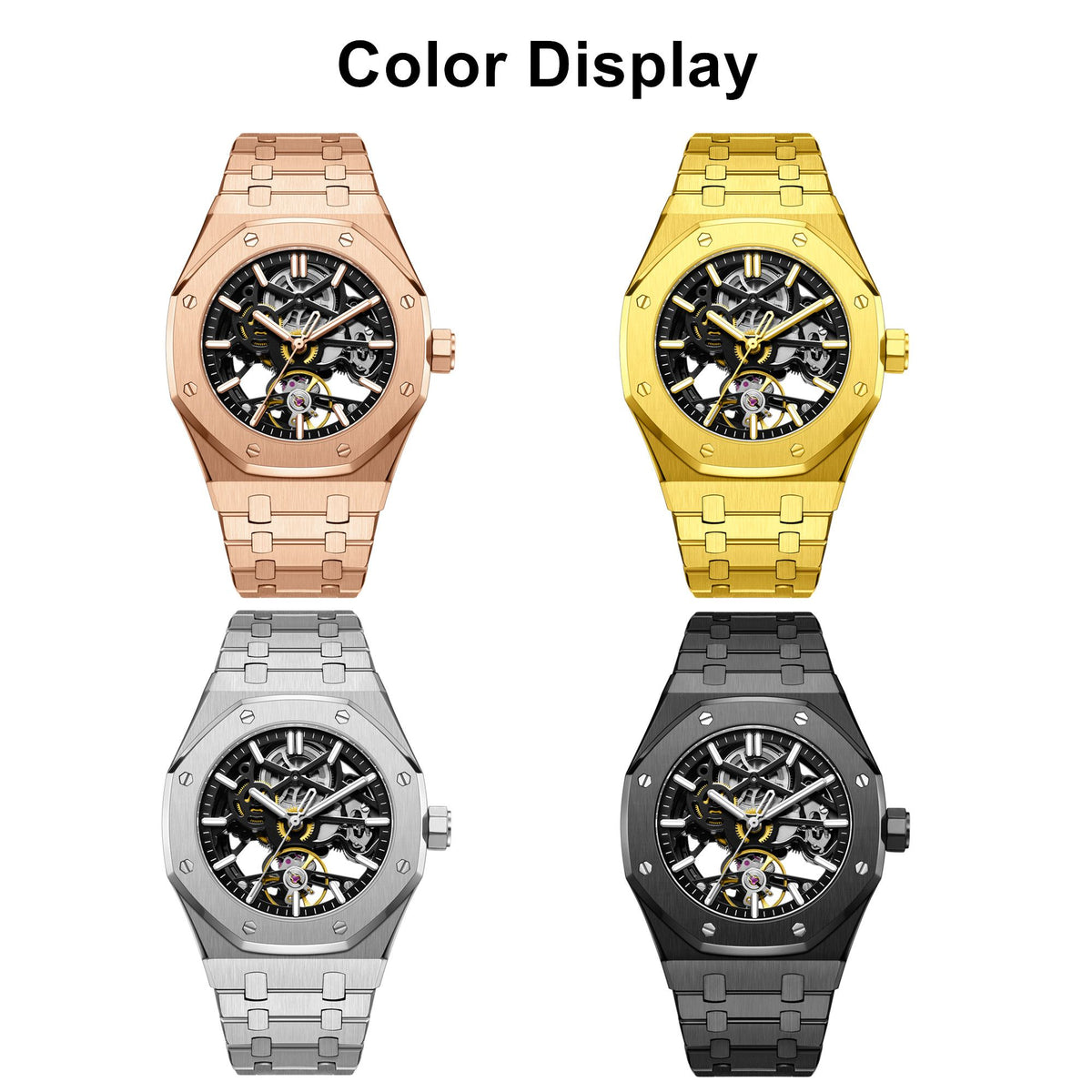 Men's Automatic Skeleton Watch | Valthera Watches