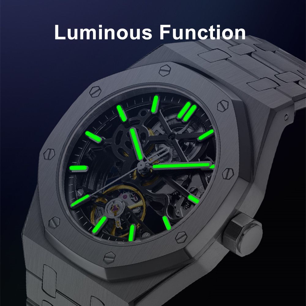 Men's Automatic Skeleton Watch | Valthera Watches